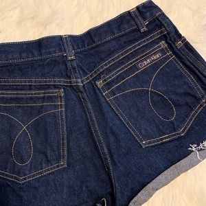 Calvin Klein High Waisted Cut Offs